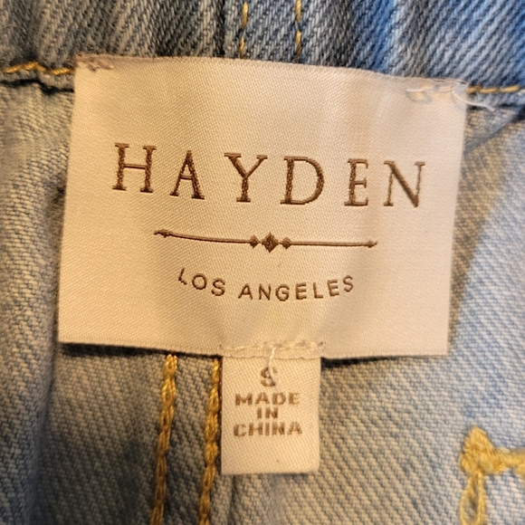 Hayden Los Angeles Denim Mini Skirt - Picture 3 of 6